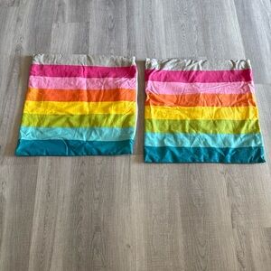 IKEA SKARUM Multicolor 2 Pillow Covers colorful rainbow pride
